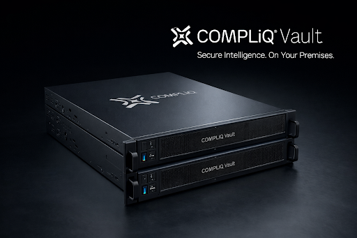 The COMPLiQ Vault, a turnkey on-premises AI appliance, with SWIRL Legal inside